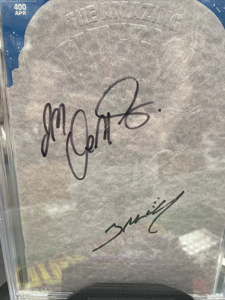 Amazing Spider-Man #400 (CBCS 9.6) SIGNED by J.M. Dematteis & Mark Bagley