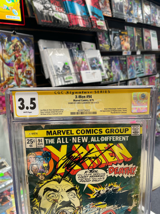 X-Men #94 (CGC Signature Series 3.5) Signed by Chris Claremont
