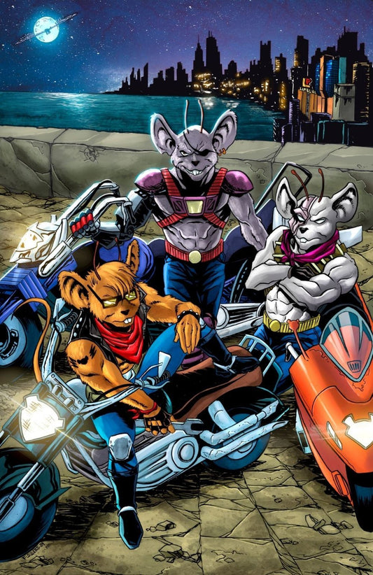 Biker Mice From Mars #1 Jason Flowers Exclusive Virgin Variant