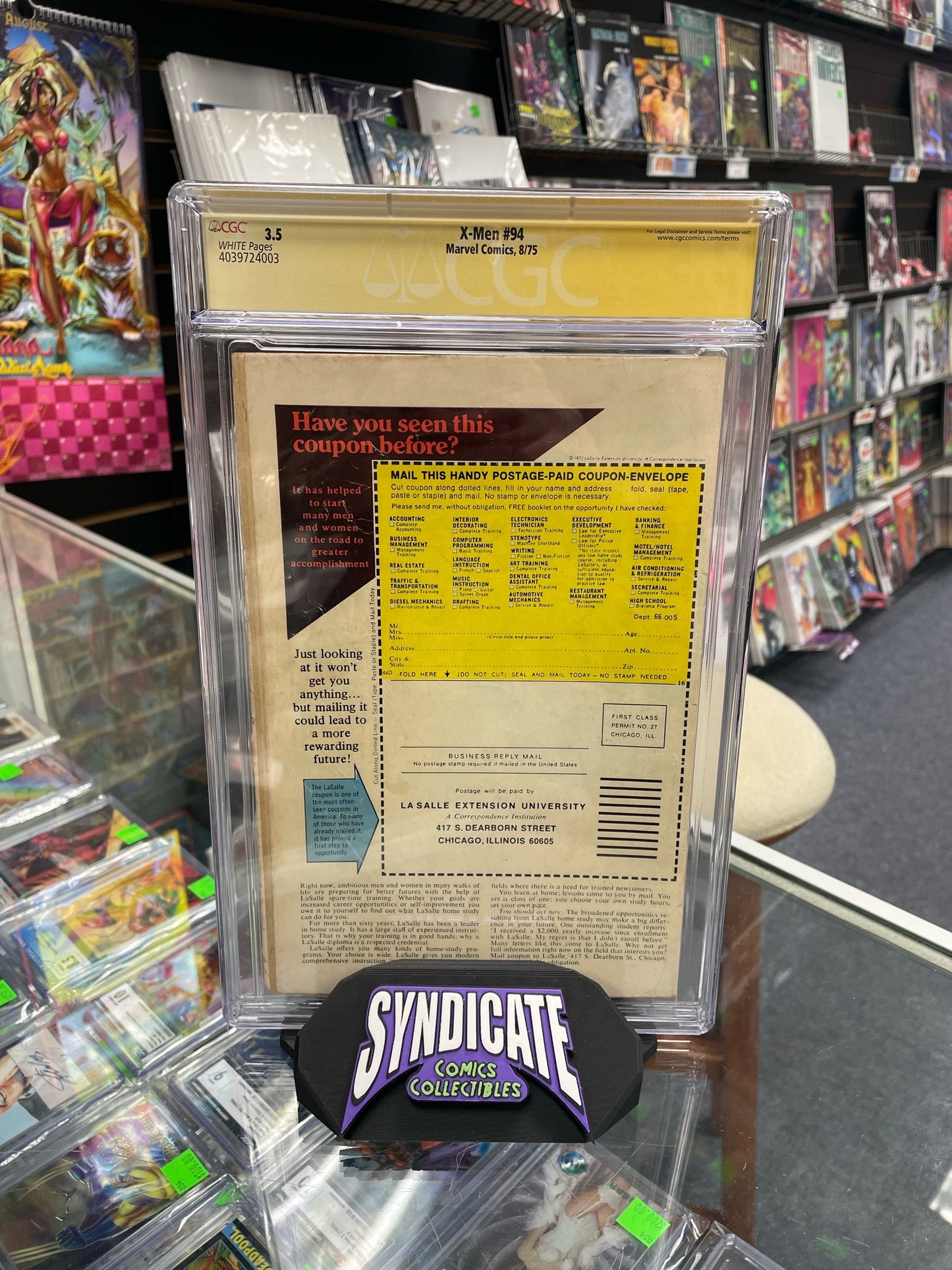 X-Men #94 (CGC Signature Series 3.5) Signed by Chris Claremont
