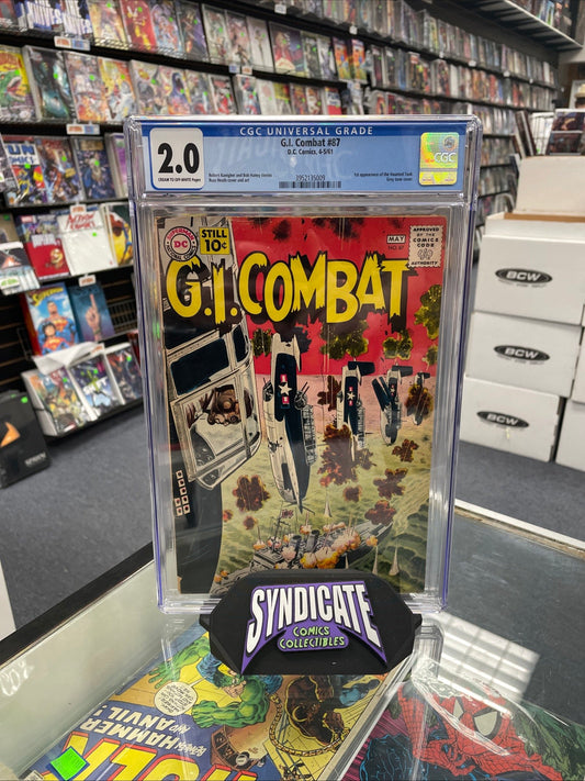 G.I. Combat #87 (CGC 2.0) 1st Haunted Tank