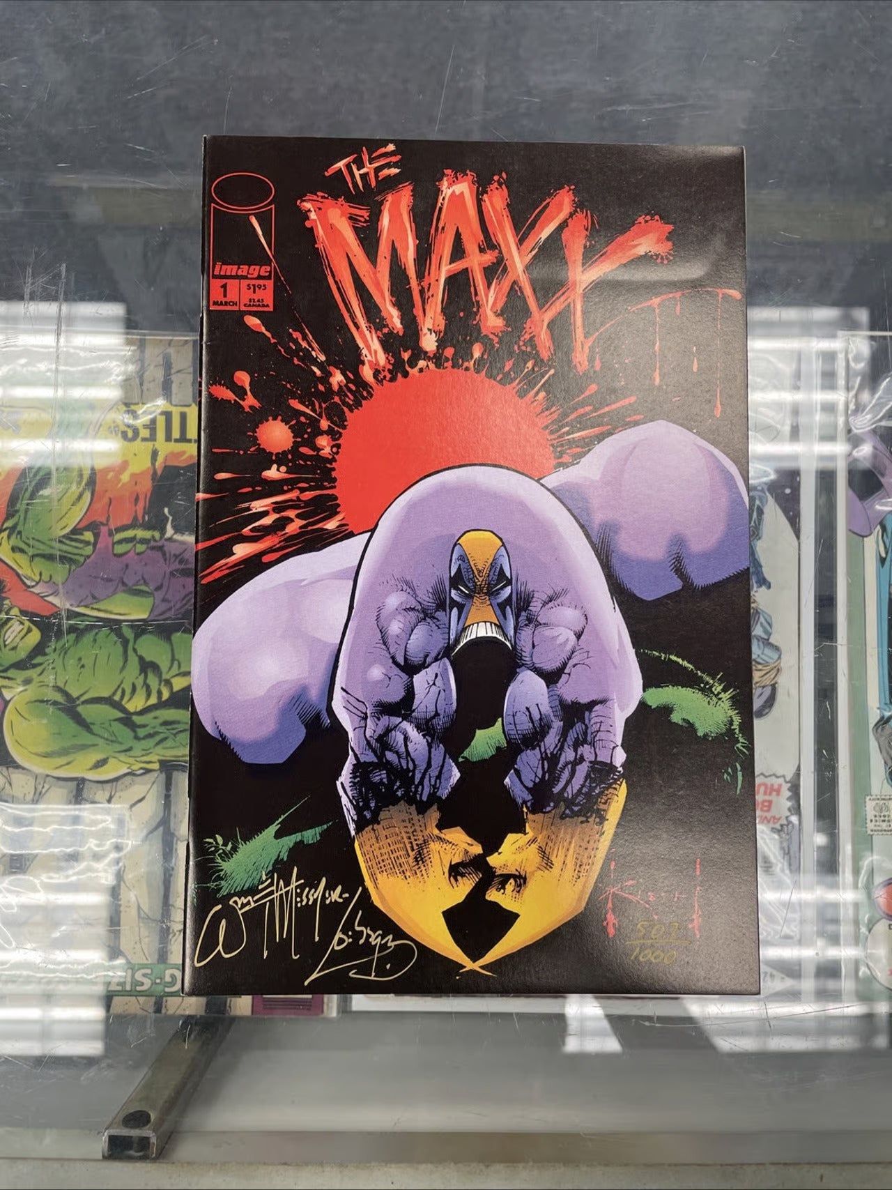 The Maxx #1 (1993) Signed By Willliam Messner-Loeb + COA