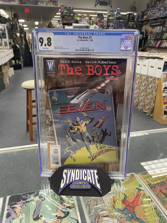 The Boys #3 (CGC 9.8) 1st “The Seven” & Homelander