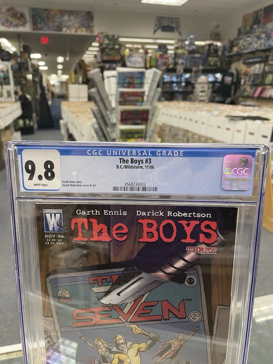 The Boys #3 (CGC 9.8) 1st “The Seven” & Homelander