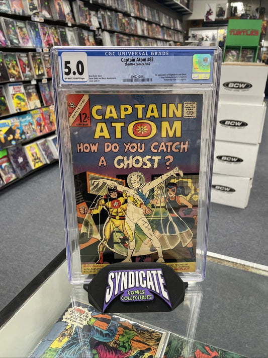 Captain Atom #82 (CGC 5.0) 1st Nightshade & Ghost