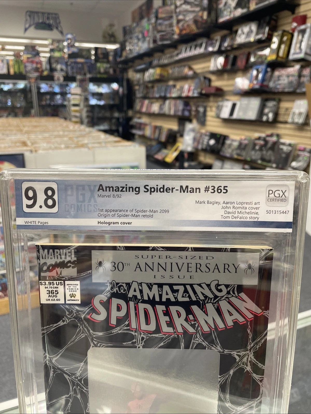 Amazing Spider-Man #365 (PGX 9.8) 1st Spider-Man 2099