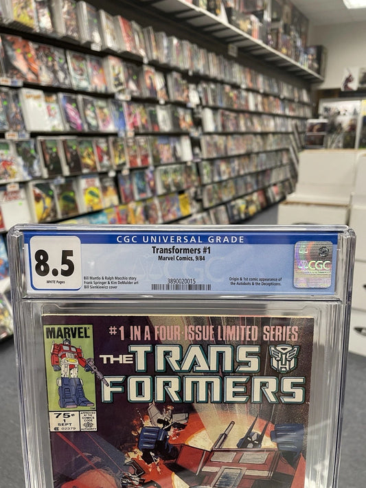 Transformers #1 Newsstand Variant (CGC 8.5)