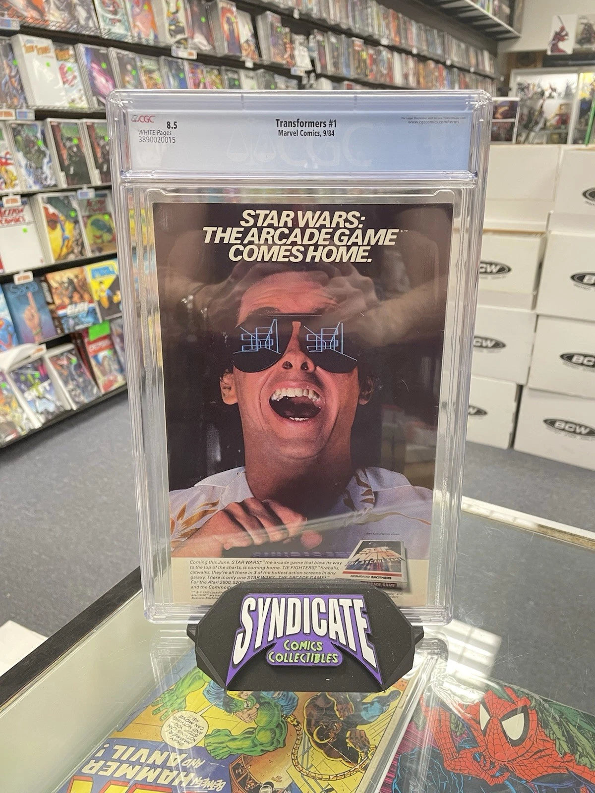 Transformers #1 Newsstand Variant (CGC 8.5)