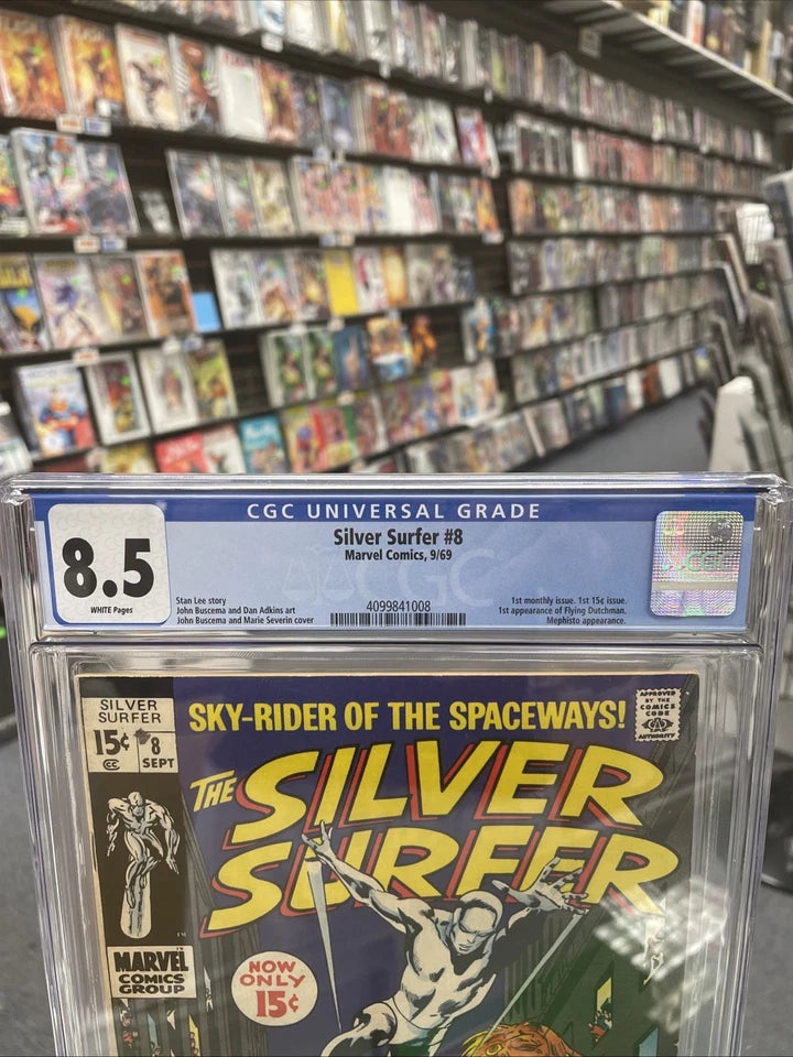 Silver Surfer #8 (CGC 8.5) 1st 15 Cent Issue