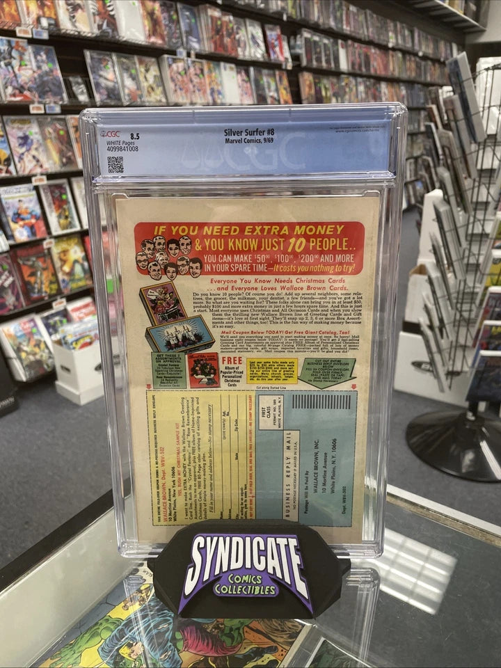 Silver Surfer #8 (CGC 8.5) 1st 15 Cent Issue