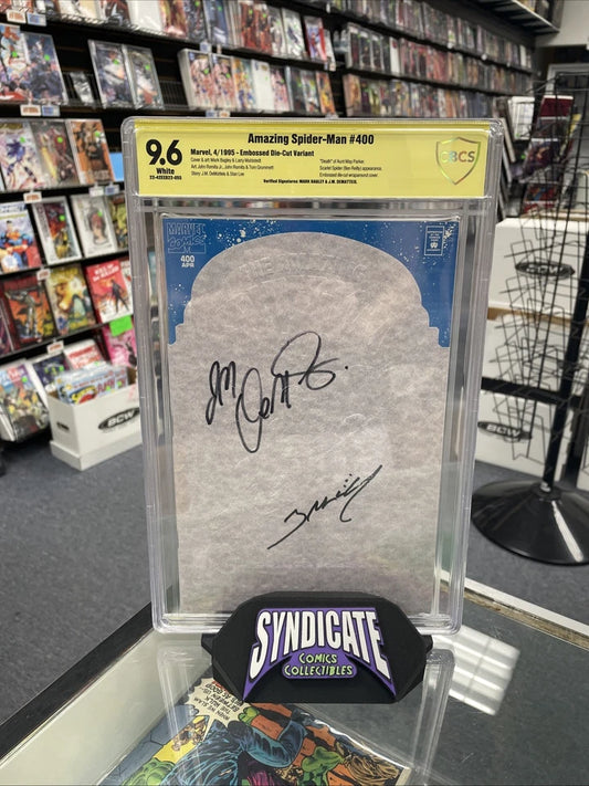 Amazing Spider-Man #400 (CBCS 9.6) SIGNED by J.M. Dematteis & Mark Bagley